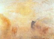 Joseph Mallord William Turner Sunrise Between Two Headlands oil